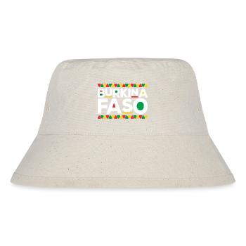 Burkina Faso flag - Stanley/Stella Recycled Bucket Hat - natural - Front