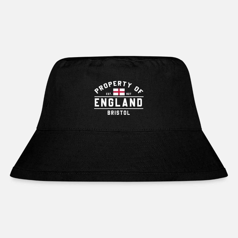 England Bristol Flagge Grafikdesign - Stanley/Stella recycelter Bucket Hat - Schwarz