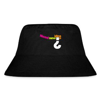 Need New Ideas Color Burst - Stanley/Stella recycelter Bucket Hat - Schwarz - Vorne
