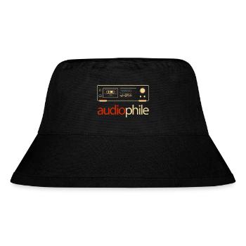 Audio Cassette Deck Vintage HiFi Audiophile - Stanley/Stella recycelter Bucket Hat - Schwarz - Vorne