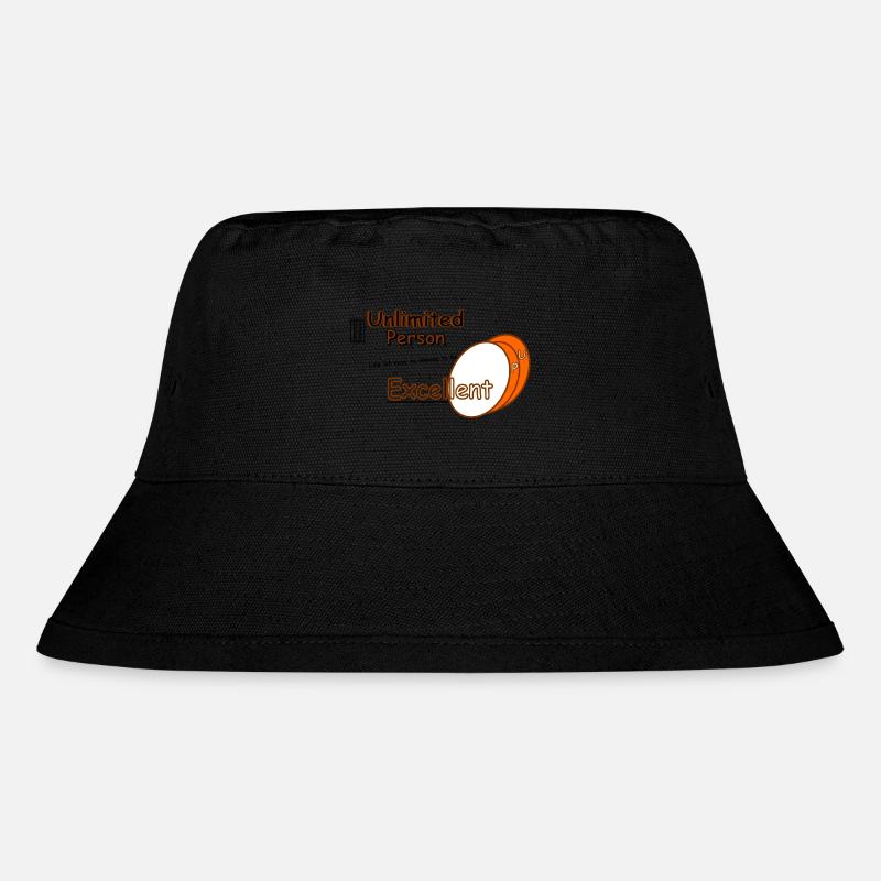 Life ist easy to choose to be Excellent - Stanley/Stella recycelter Bucket Hat - Schwarz