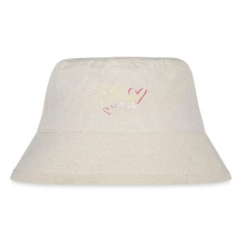 Elena Name Vorname Kalligrafieherz - Stanley/Stella recycelter Bucket Hat - Naturweiß - Vorne