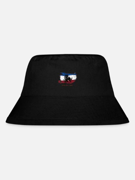 rostocker_jung_orange - Stanley/Stella recycelter Bucket Hat - Schwarz