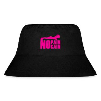 Silhouette de musculation No Pain No Gain - Bob recyclé Stanley/Stella - noir - Devant
