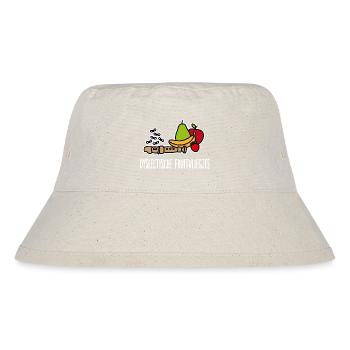 Dyslexische Frucht fliegen Legasthenie Blockflöte - Stanley/Stella recycelter Bucket Hat - Naturweiß - Vorne