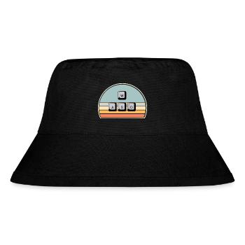 PC Gaming Keyboard Mouse WASD - Stanley/Stella recycelter Bucket Hat - Schwarz - Vorne