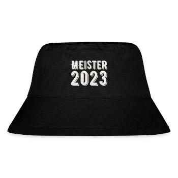 Meister 2023 Meisterprüfung Meisterbrief - Stanley/Stella recycelter Bucket Hat - Schwarz - Vorne