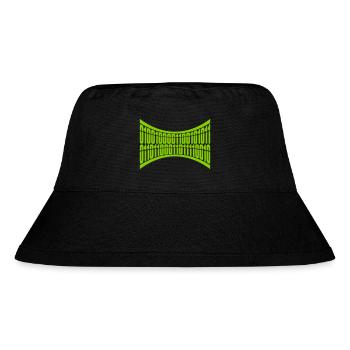 Binär Code Programm Sprache - Stanley/Stella recycelter Bucket Hat - Schwarz - Vorne