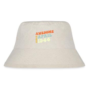 Groovy 79 Jahre alt genial seit April 1944 79. - Stanley/Stella recycelter Bucket Hat - Naturweiß - Vorne