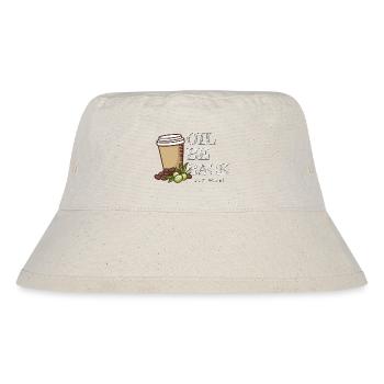 Oil Be Back Keto Olivenöl Kaffee Fan Wortspiel Fun - Stanley/Stella recycelter Bucket Hat - Naturweiß - Vorne