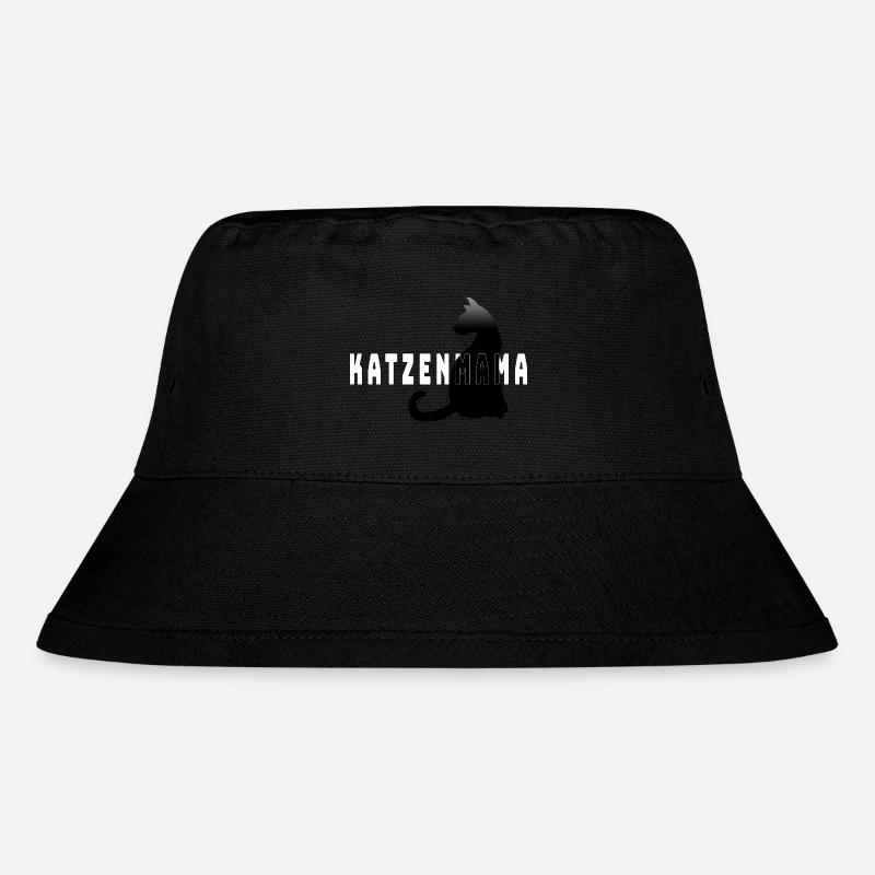 Katzenmama2 - Stanley/Stella recycelter Bucket Hat - Schwarz