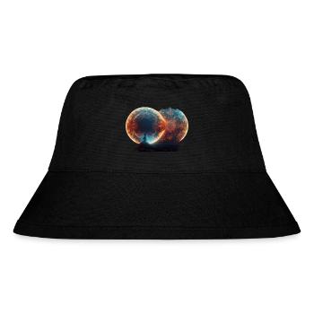 Portal2portal - Stanley/Stella recycelter Bucket Hat - Schwarz - Vorne