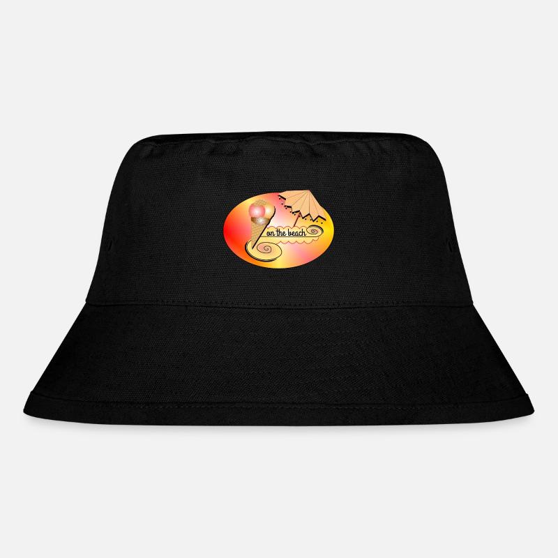 Ice on the beach - Stanley/Stella recycelter Bucket Hat - Schwarz