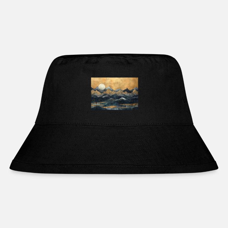 Dante-Landschaft - Stanley/Stella recycelter Bucket Hat - Schwarz