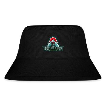 Mountain biking Downhill Sport Extreme Mountain Adventure - Stanley/Stella Recycled Bucket Hat - black - Front
