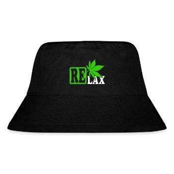 Cannabis Marijuana Weed Smoking - Stanley/Stella Recycled Bucket Hat - black - Front