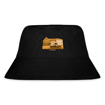 Pulsnitz Rathaus Markt Sachsen Lebkuchen - Stanley/Stella recycelter Bucket Hat - Schwarz - Vorne