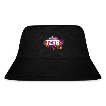 "Team" - Unbeatable together - Stanley/Stella Recycled Bucket Hat - black - Front