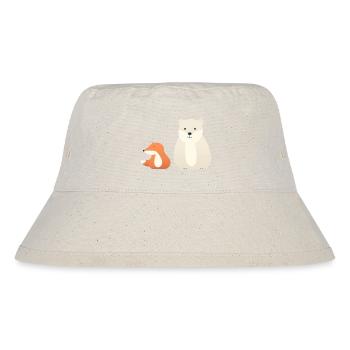 Cute animal motifs for children - Stanley/Stella Recycled Bucket Hat - natural - Front