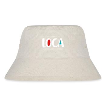 I'm crazy (dark) - Stanley/Stella Recycled Bucket Hat - natural - Front