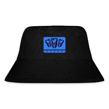 Zahn Dental Zahnarzt Icon - Stanley/Stella recycelter Bucket Hat - Schwarz - Vorne