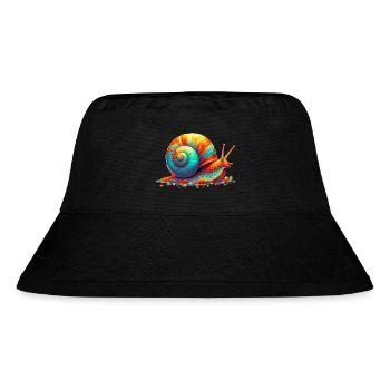 Snail - Stanley/Stella Recycled Bucket Hat - black - Front