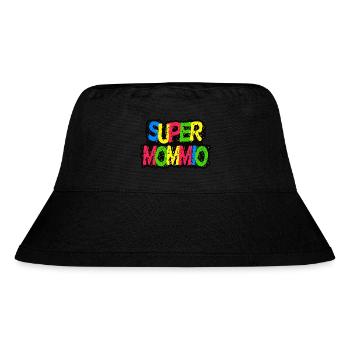 Super Mommio Funny Mother's Day T-Shirt - Stanley/Stella Recycled Bucket Hat - black - Front