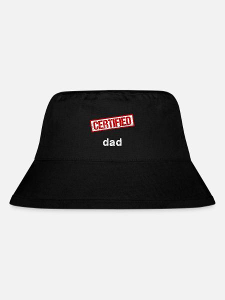 Papa - Stanley/Stella recycelter Bucket Hat - Schwarz