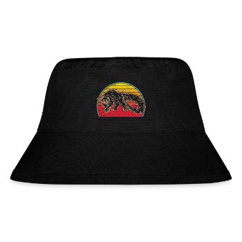 Polynesien Binturong Natur Tierwelt Asien - Stanley/Stella recycelter Bucket Hat - Schwarz - Vorne