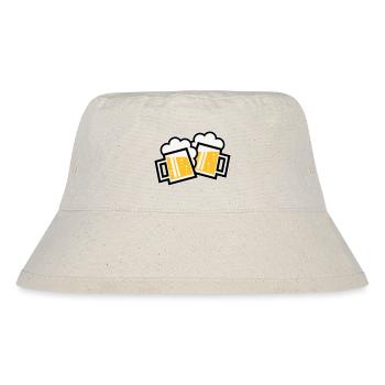 XZwei Originale Bayern (dreifarbig) - Stanley/Stella recycelter Bucket Hat - Naturweiß - Vorne