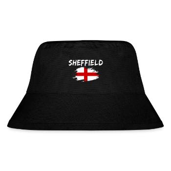 Sheffield, England - Stanley/Stella Recycled Bucket Hat - black - Front