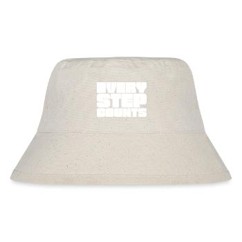 Every step counts - Stanley/Stella Recycled Bucket Hat - natural - Front