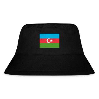 Flag of Azerbaijan – Pride and National Identity - Stanley/Stella Recycled Bucket Hat - black - Front