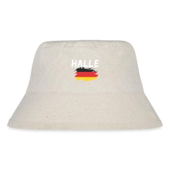 Hall Germany Flag - Stanley/Stella Recycled Bucket Hat - natural - Front