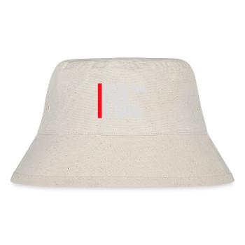 Hold On I See A Dog Hund Lustig Abgelenkt Spruch - Stanley/Stella recycelter Bucket Hat - Naturweiß - Vorne