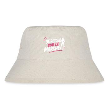 Retour sur le marché femme pop - Bob recyclé Stanley/Stella - blanc naturel - Devant