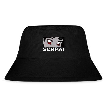 ANIME SENPAI COPULE TORE - Stanley/Stella recycelter Bucket Hat - Schwarz - Vorne