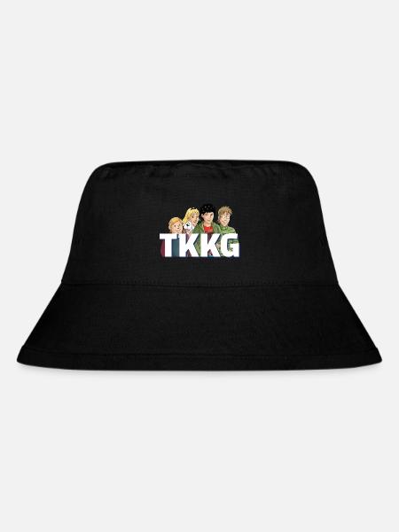 TKKG Logo Mit Der Bande - Stanley/Stella recycelter Bucket Hat - Schwarz