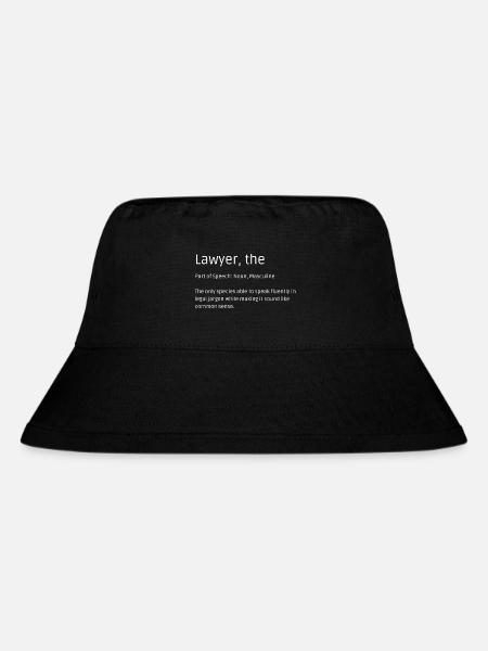 Lawyer T-Shirt - Humor for Legal Experts - Stanley/Stella Recycled Bucket Hat - black