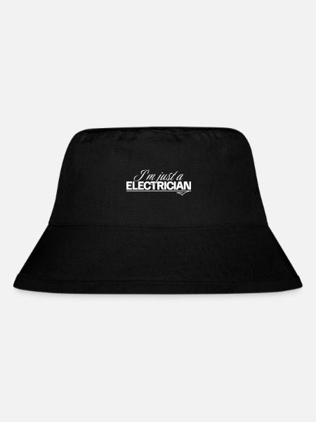 Job Design T-shirt Electrician - Stanley/Stella Recycled Bucket Hat - black