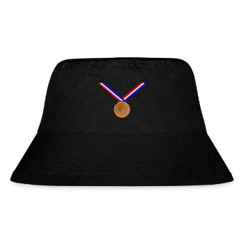 Bronze Medal 3rd - Stanley/Stella Recycled Bucket Hat - black - Front