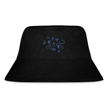 Social media - Stanley/Stella Recycled Bucket Hat - black - Front
