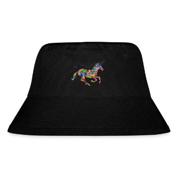 Licorne couleur cadeau idée cadeau - Bob recyclé Stanley/Stella - noir - Devant
