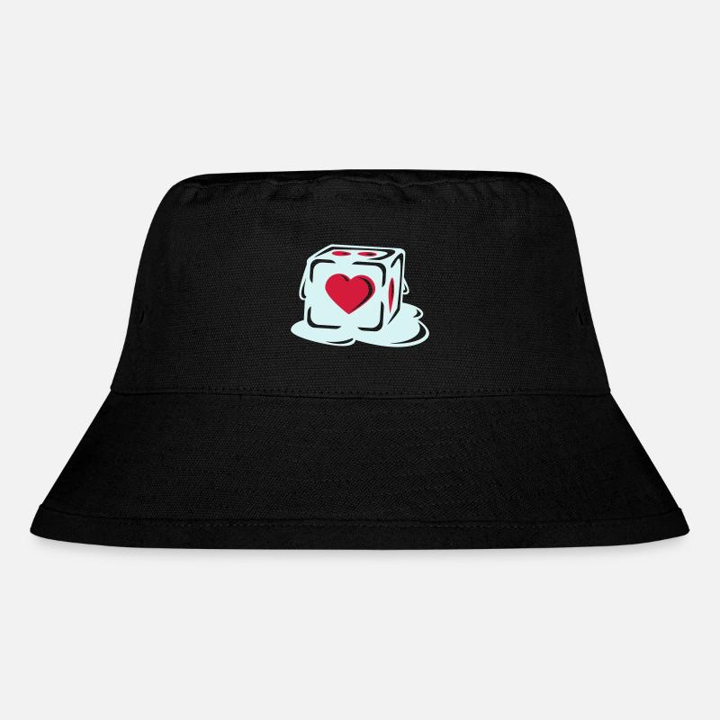 With Heart - Stanley/Stella Recycled Bucket Hat - black