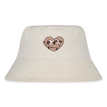 Tier Faultier Urwaldbewohner Zoo Säugetier - Stanley/Stella recycelter Bucket Hat - Naturweiß - Vorne