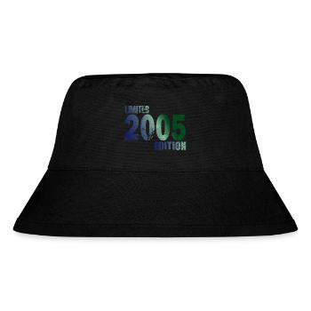 2005 geboren - 18. Geburtstag feiern - Erwachsen - Stanley/Stella recycelter Bucket Hat - Schwarz - Vorne