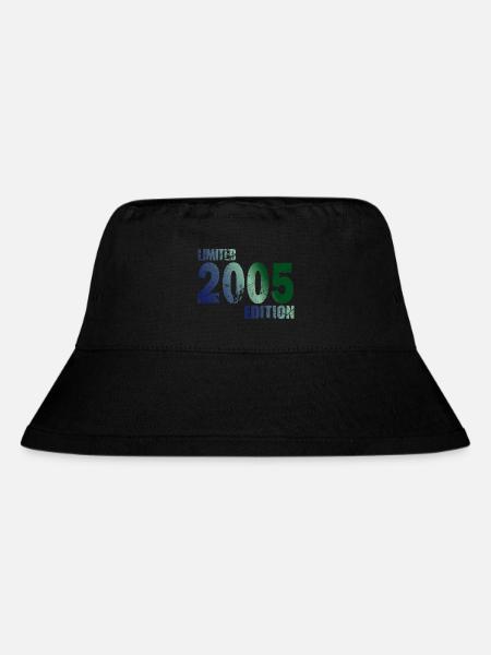 2005 born - celebrate 18th birthday - adult - Stanley/Stella Recycled Bucket Hat - black