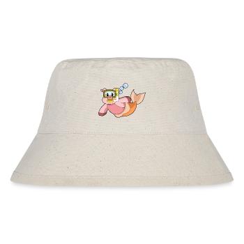 Schwein Taucher Schnorchel Tauchen - Stanley/Stella recycelter Bucket Hat - Naturweiß - Vorne