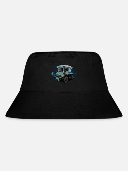 Universelles Motorgerät // Illustration - Stanley/Stella recycelter Bucket Hat - Schwarz