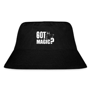 Magician Magician Got Magic - Stanley/Stella Recycled Bucket Hat - black - Front